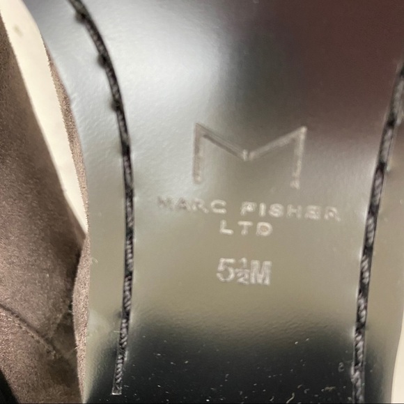 Soft Knee Hi Boot. Marc Fisher Ltd. Taupe. Sz 51/2 - Picture 11 of 13